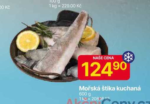 Mořská štika kuchaná 600 g 