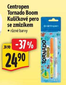 Centropen Tornado Boom Kuličkové pero se zmizíkem 