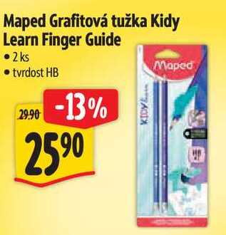 Maped Grafitová tužka Kidy Learn Finger Guide, 2 ks 
