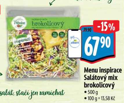 Menu inspirace Salátový mix brokolicový, 500 g 