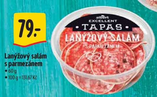 Lanýžový salám s parmezánem, 60 g
