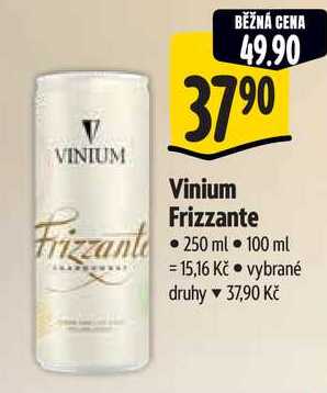 Vinium Frizzante, 250 ml 