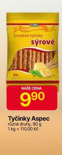 Aspec Tyčinky různé druhy, 90 g 