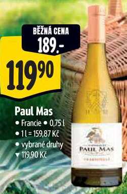 Paul Mas, 0,75 l