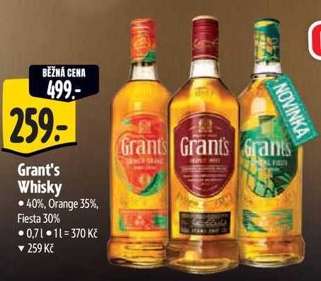 Grant's Whisky, 0,7 l