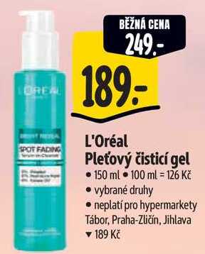 L'Oréal Pleťový čisticí gel, 150 ml 