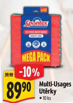 Multi-Usages Utěrky, 10 ks 
