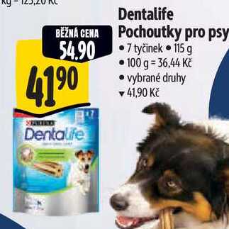 Dentalife Pochoutky pro psy, 115 g