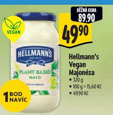   Hellmann's Vegan Majonéza 320 g 