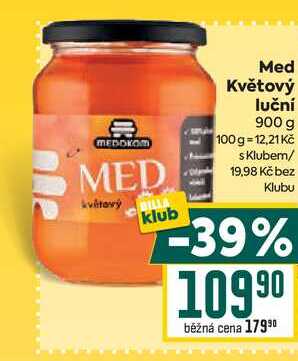 Med Květový luční 900 g 