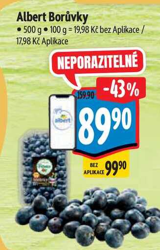 Albert Borůvky 500 g
