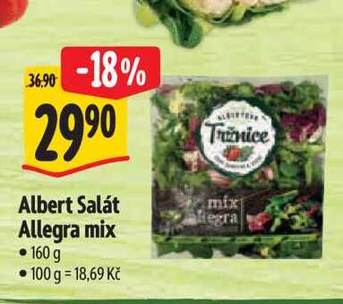 Albert Salát Allegra mix 160 g