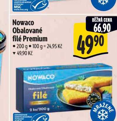  Nowaco Obalované filé Premium 200 g  