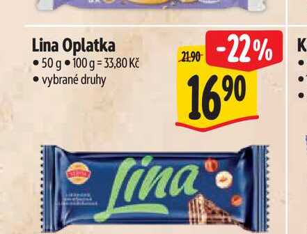 Lina Oplatka 50 g 