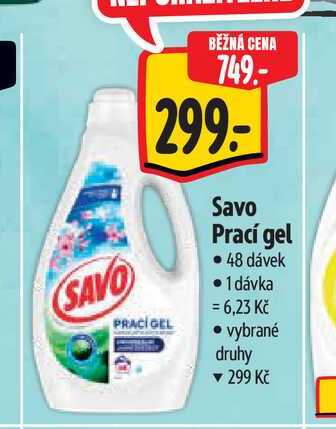   Savo Prací gel   48 dávek   