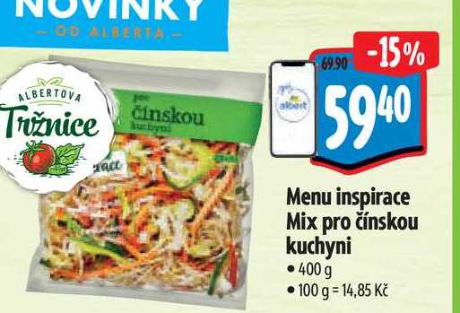  Menu inspirace Mix pro čínskou kuchyni  400 g 