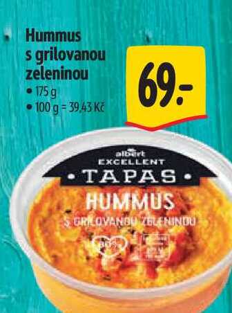 Hummus s grilovanou zeleninou 175 g  