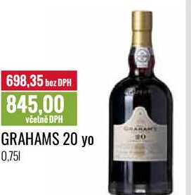 GRAHAMS 20 yo 0,75l