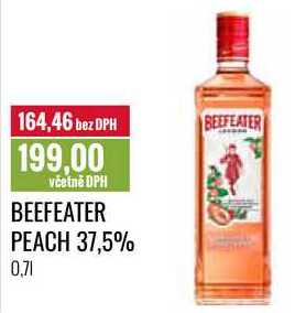 BEEFEATER PEACH 37,5% 0,7l