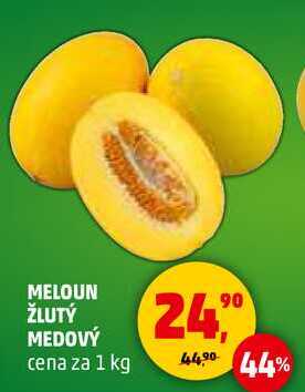 MELOUN ŽLUTÝ MEDOVÝ, 1 kg