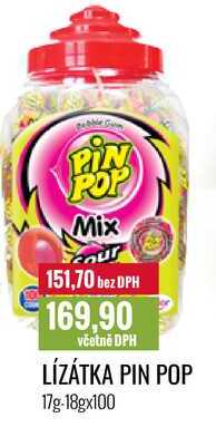 LÍZÁTKA PIN POP 17g-18gx100 