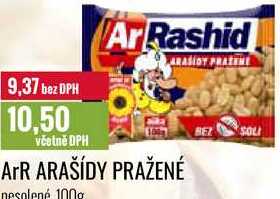 ArR ARAŠÍDY PRAŽENÉ nesolené 100g