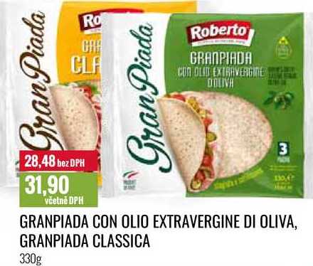 GRANPIADA CON OLIO EXTRAVERGINE DI OLIVA, GRANPIADA CLASSICA 330g 