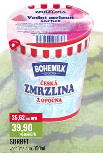 SORBET vodní meloun, 300ml 