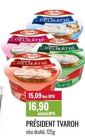 PRÉSIDENT TVAROH 125g 