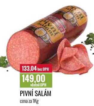 PIVNÍ SALÁM cena za 1Kg 