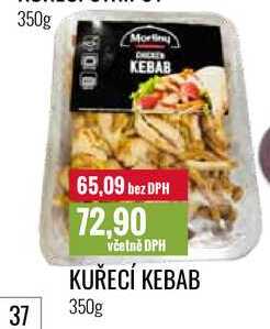 KUŘECÍ KEBAB 350g 