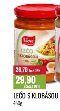 LEČO S KLOBÁSOU 450g 