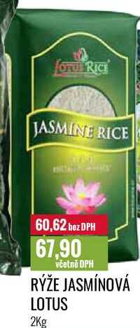 RÝŽE JASMÍNOVÁ LOTUS 2Kg 