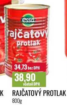 RAJČATOVÝ PROTLAK 800g 