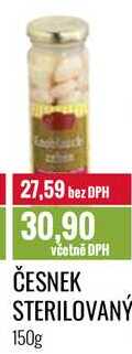 ČESNEK STERILOVANÝ 150g 