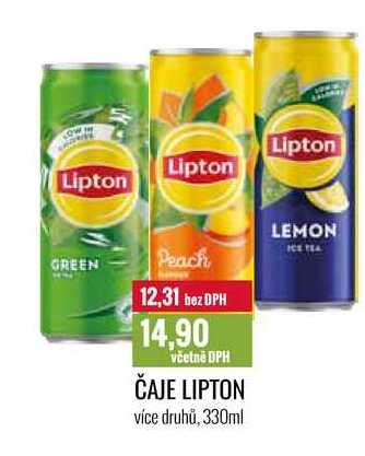 ČAJE LIPTON 330ml
