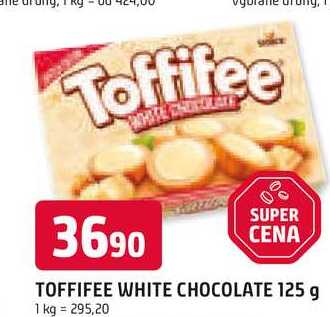 TOFFIFEE WHITE CHOCOLATE 125 g