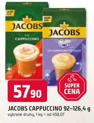 JACOBS CAPPUCCINO 92-126,4 g 