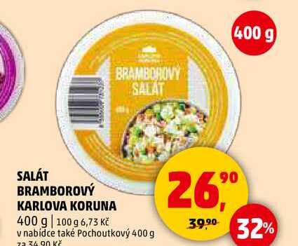 SALÁT BRAMBOROVÝ KARLOVA KORUNA, 400 g
