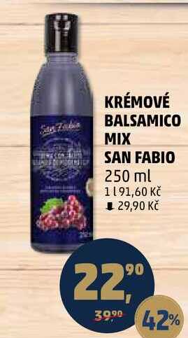KRÉMOVÉ BALSAMICO MIX SAN FABIO, 250 ml 