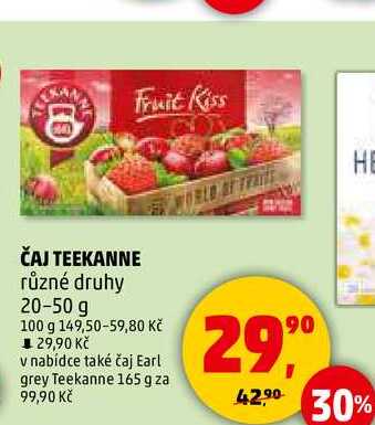 TEEKANNE různé druhy, 20-50 g  