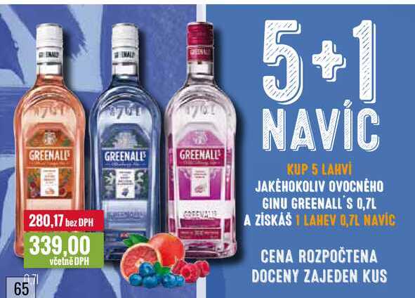 GIN GREENALL'S 0,7l