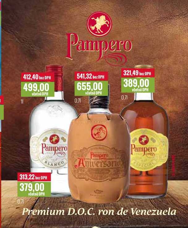 Pampero 0,7l, 1l