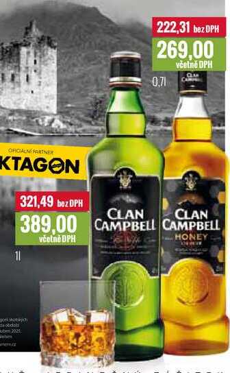 CLAN CAMPBELL 0,7l, 1l