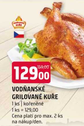 VODŇANSKÉ GRILOVANÉ KUŘE 1 ks 