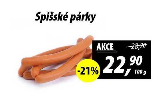 Spišské párky, 100 g 