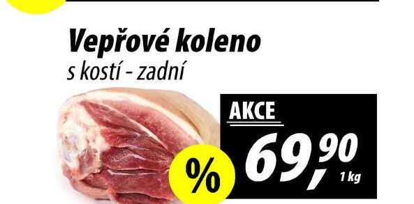 Vepřové koleno s kostí - zadní, 1 kg