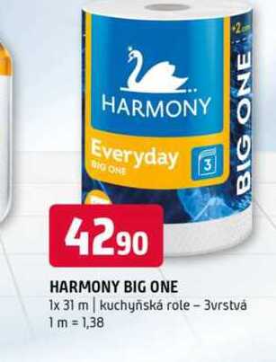 HARMONY BIG ONE 1x 31 m❘ kuchyňská role 3vrstvá 