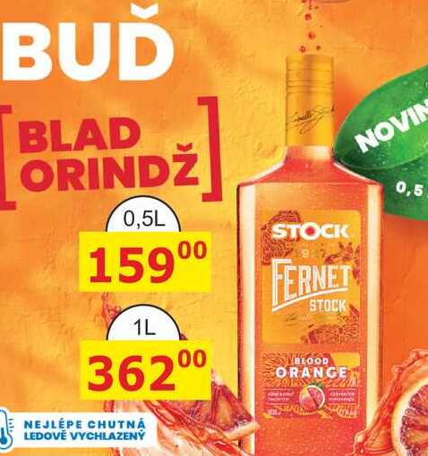 FERNET STOCK BLOOD ORANGE 0,5L