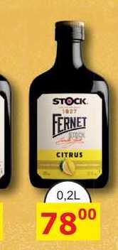 STOCK FERNET CITRUS 0,2L 